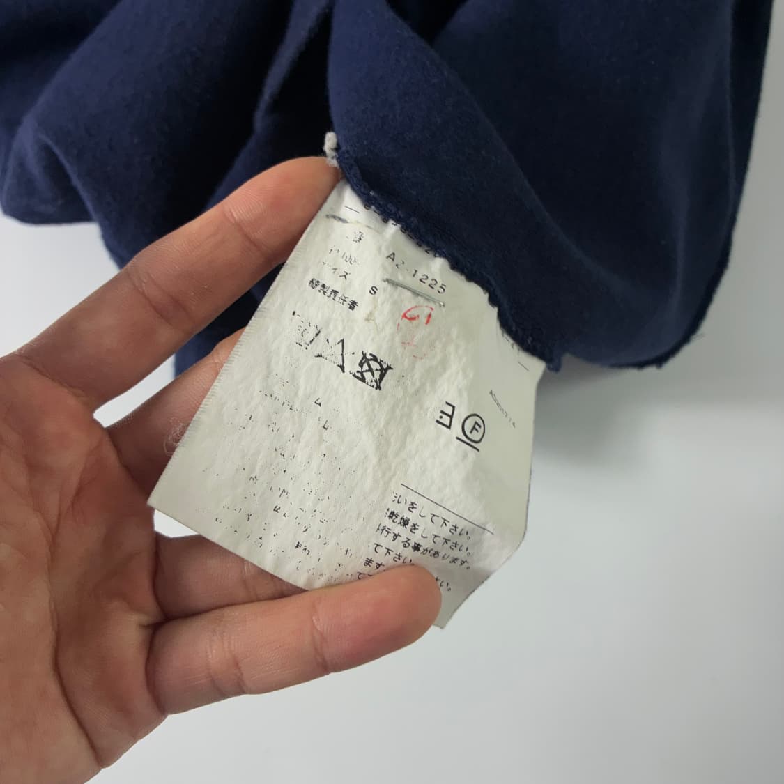 Comme des garsons  꼼데가르송 더블하트 네이비 반팔티셔츠  상품이미지4