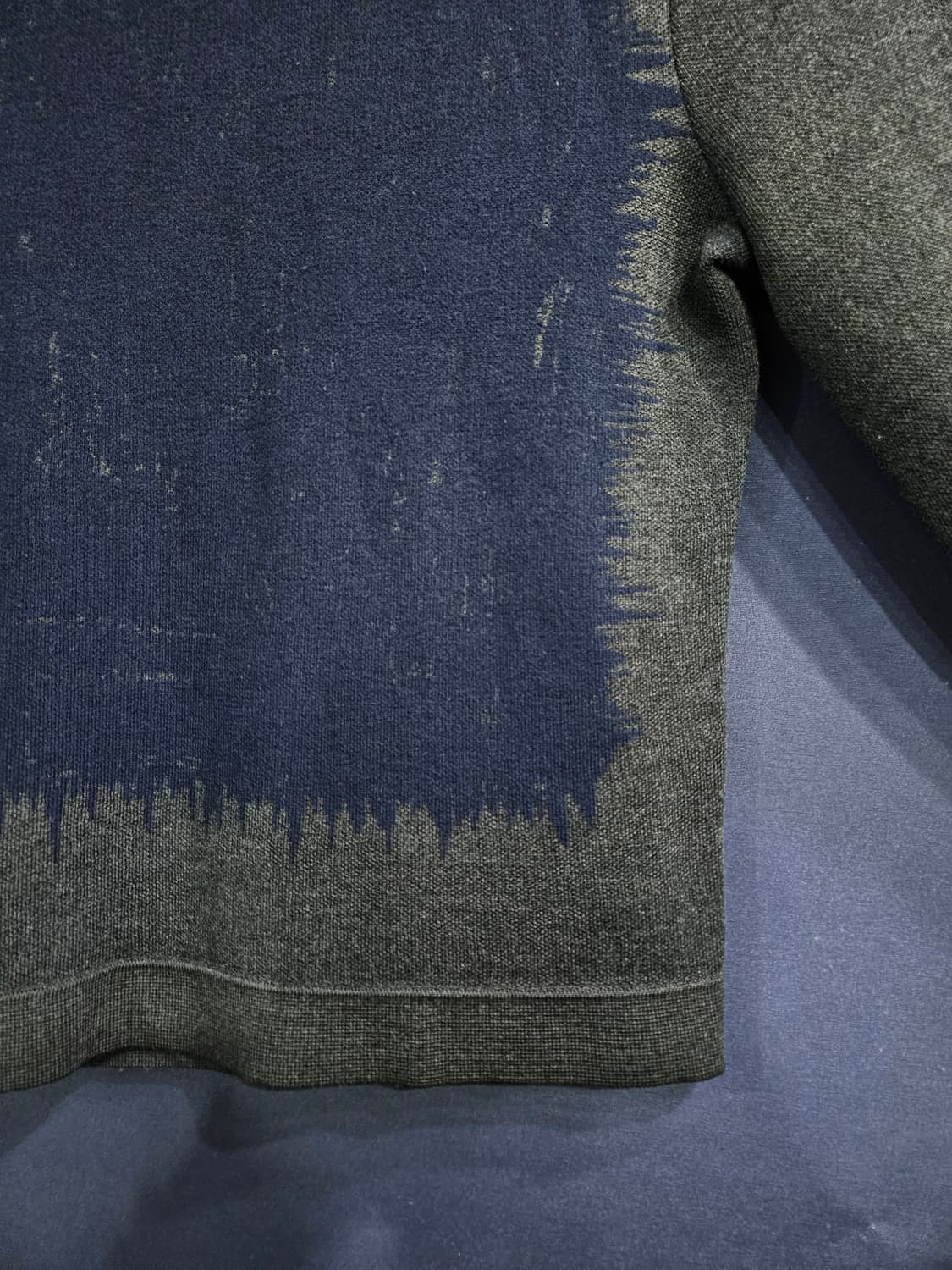 타임옴므 다크그레이컬러 남성 슬림핏 95 니트  상품이미지6