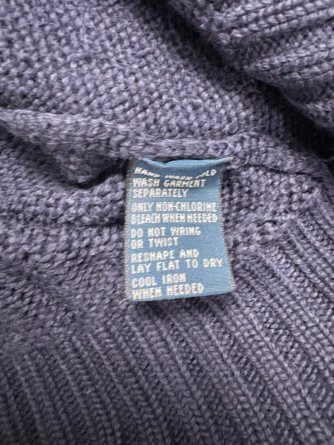 폴로 랄프로렌 라운드넥 코튼 니트 스웨터 네이비 상품이미지6