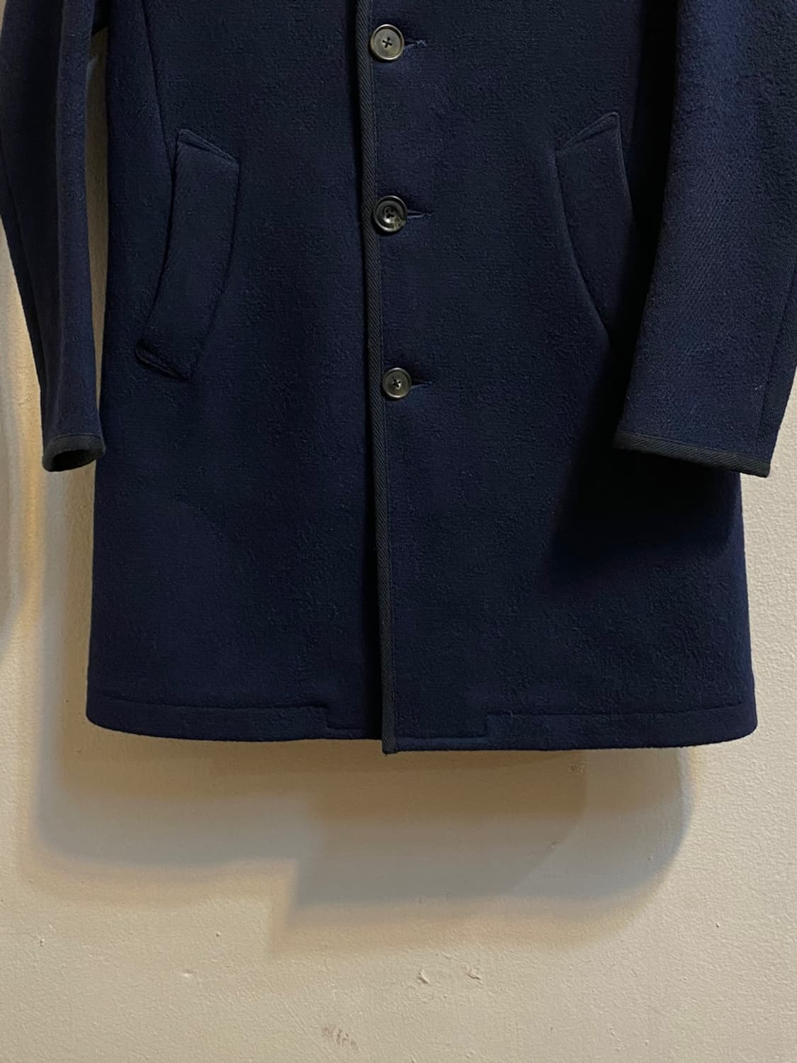 단톤 후드 울 코트 상품이미지4