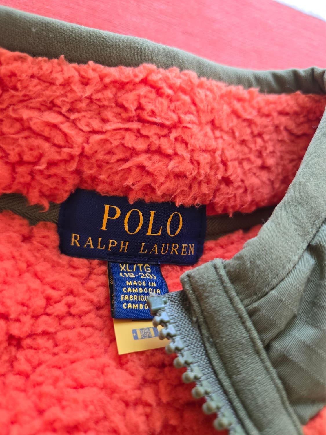 폴로 랄프로렌 보이즈 xl 후리스 상품이미지4