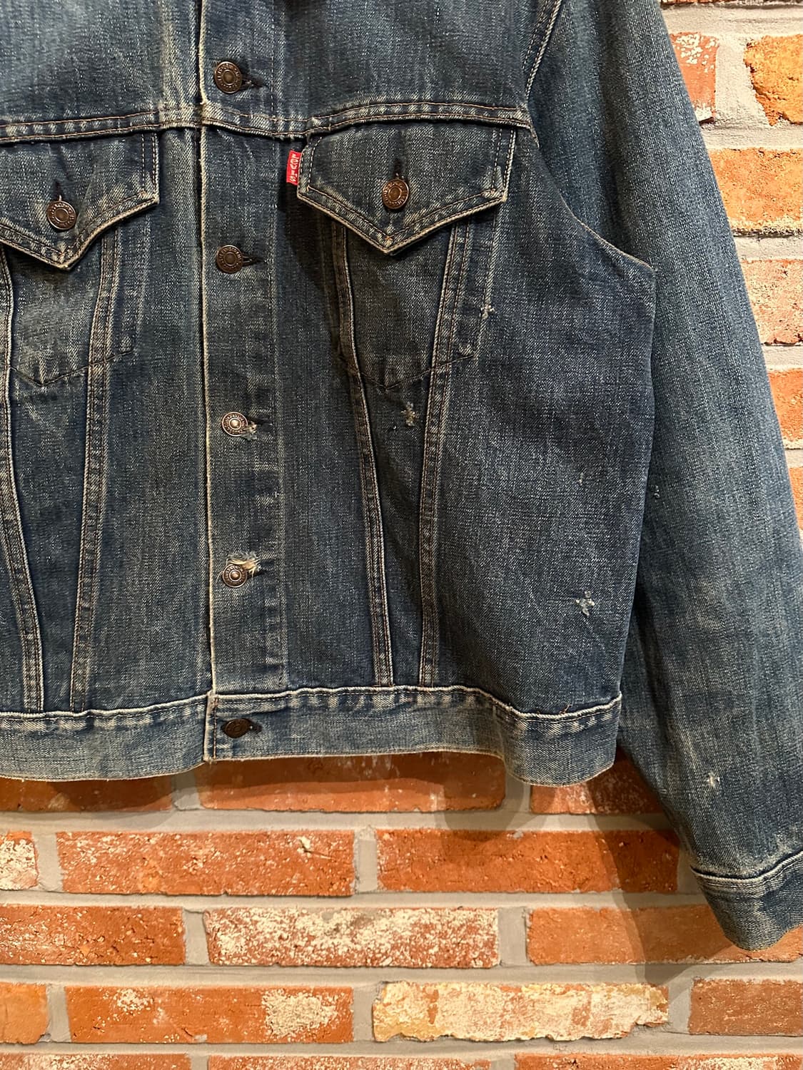 70s USA 빈티지 리바이스 70505 3세대 데님 트러커 자켓 상품이미지4