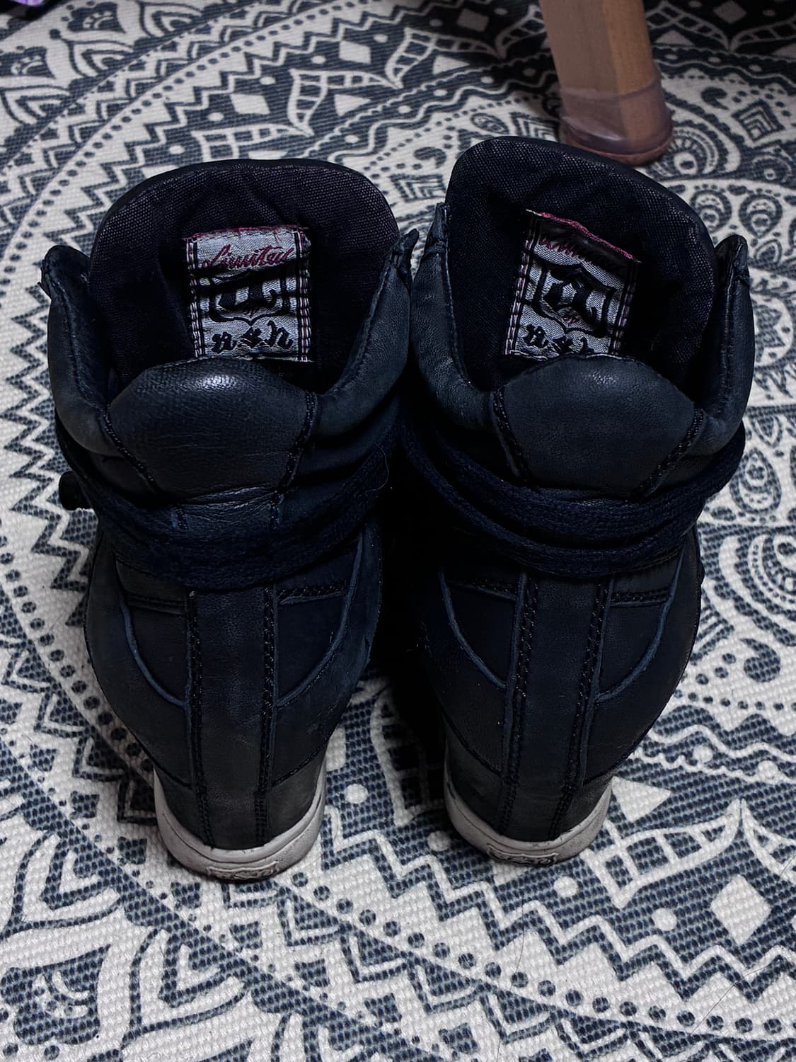 아쉬 웨지 스니커즈 블랙 레더 36 상품이미지3