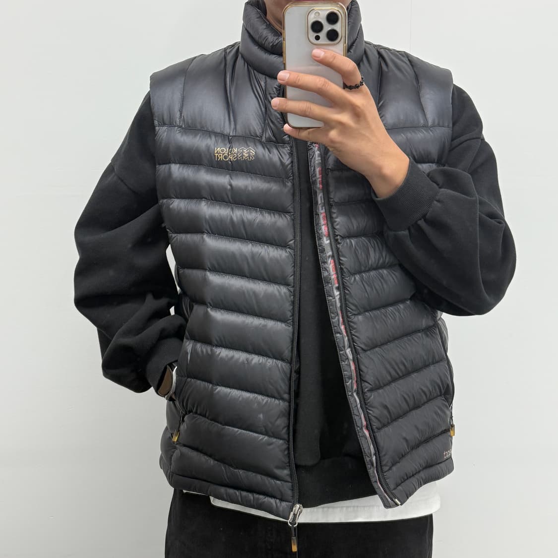 빈티지 코오롱 조끼패딩 상품이미지1