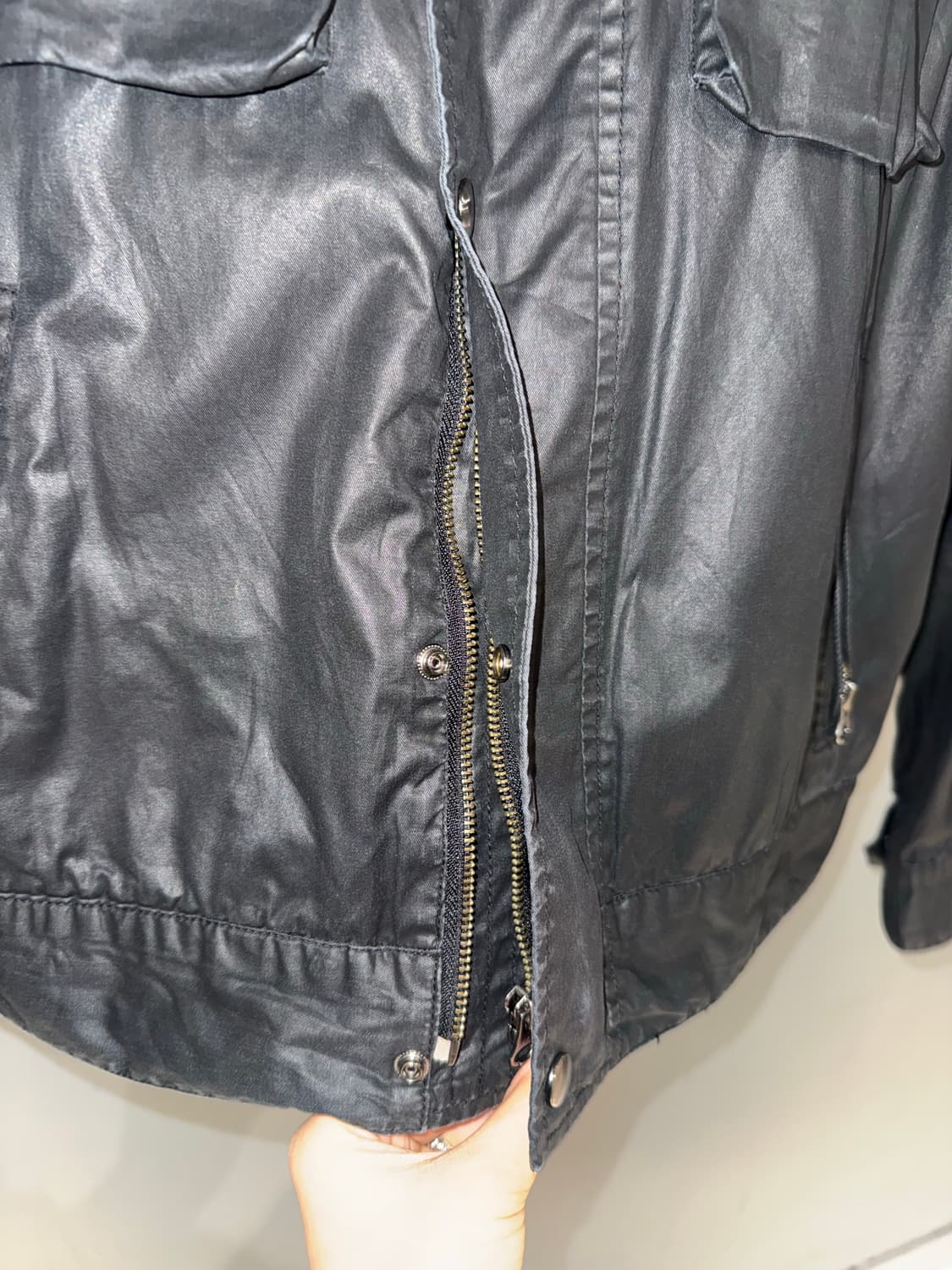 neck buckle pocket detail coating jk 상품이미지8