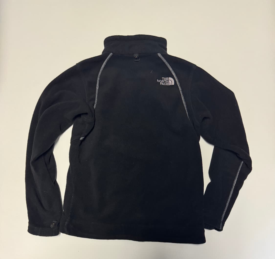 여성 노스페이스 플리스 집업 자켓 S 블랙 상품이미지2