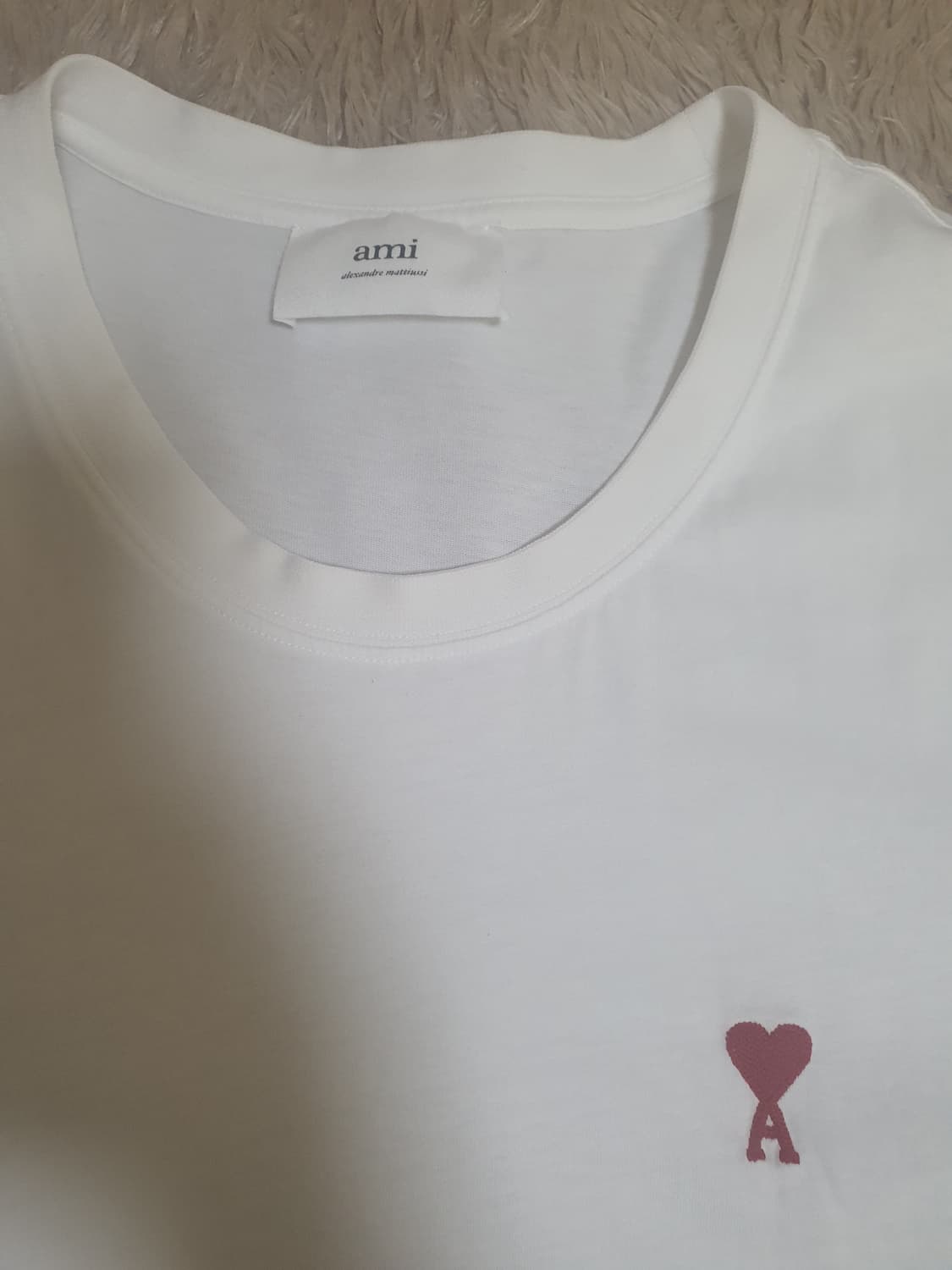 아미 루즈핏 반팔티 실측 사이즈 110 상품이미지2