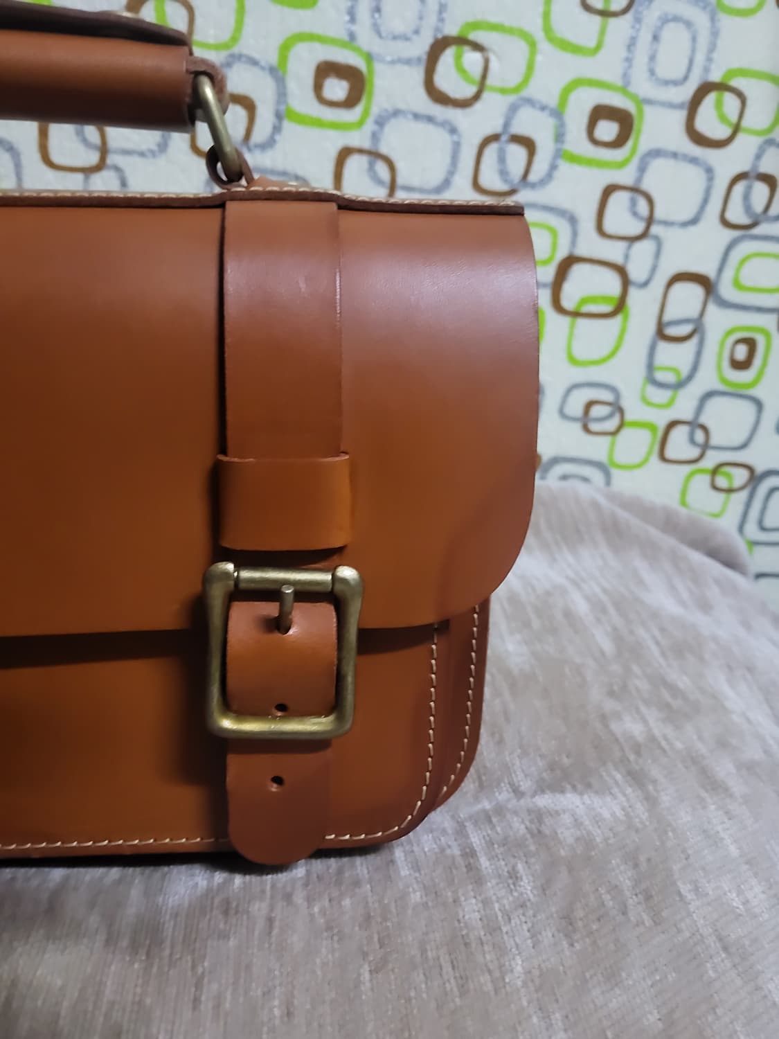 헤비츠 빅포켓사첼백 레디쉬브라운 스몰  상품이미지4