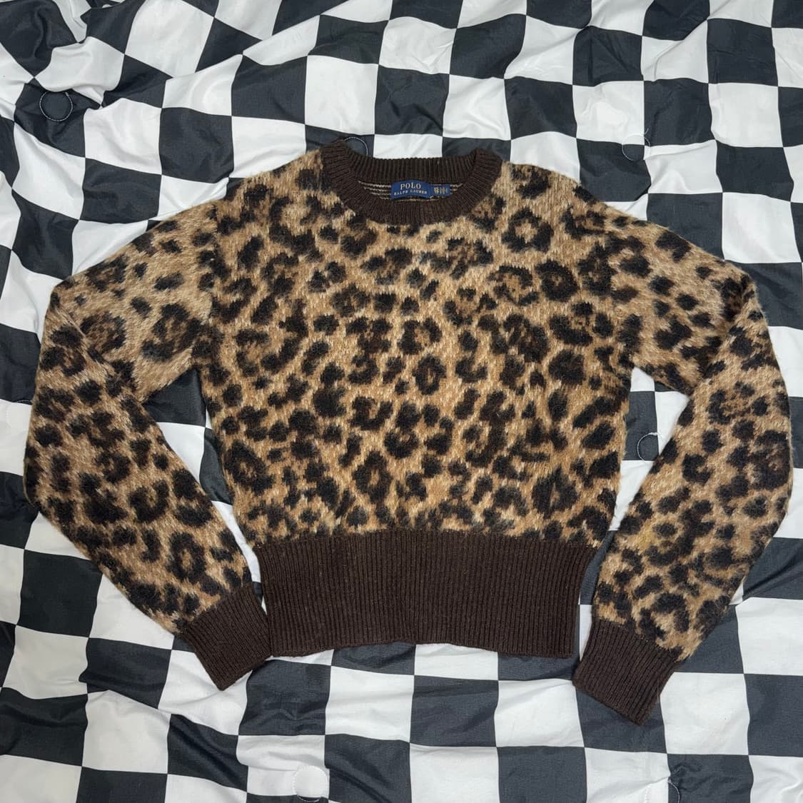 폴로 랄프로렌 알파카 레오파드 니트 상품이미지1