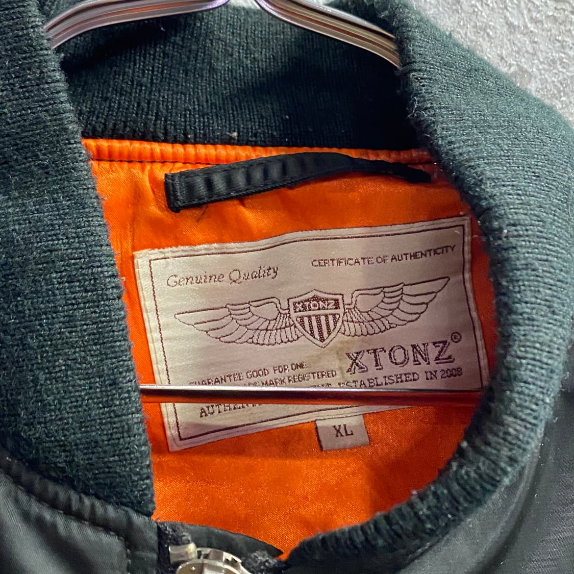 엑스톤즈 패치워크 ma-1 항공 자켓 B3878 상품이미지3