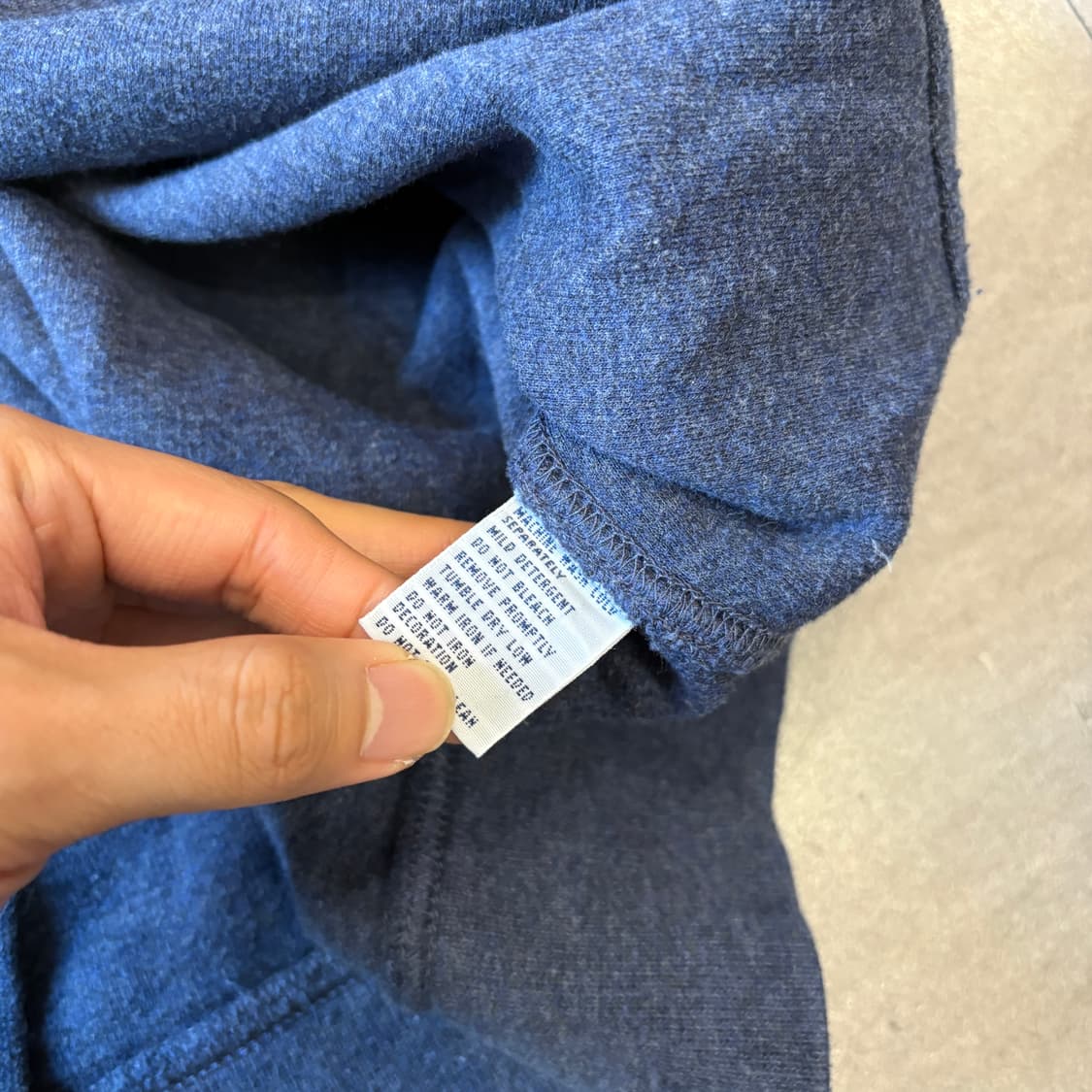 폴로 네이비 코튼 숄카라 엘보우 패치 니트 상품이미지9