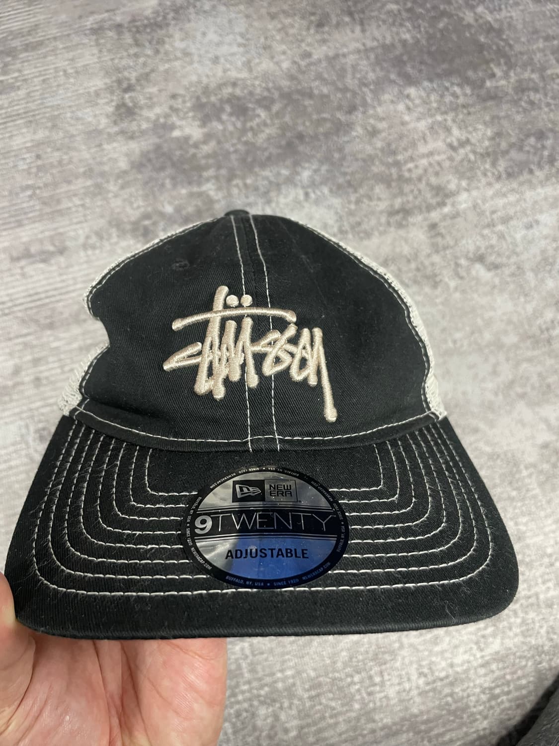 스투시 x 뉴에라 메쉬 트러커 상품이미지2