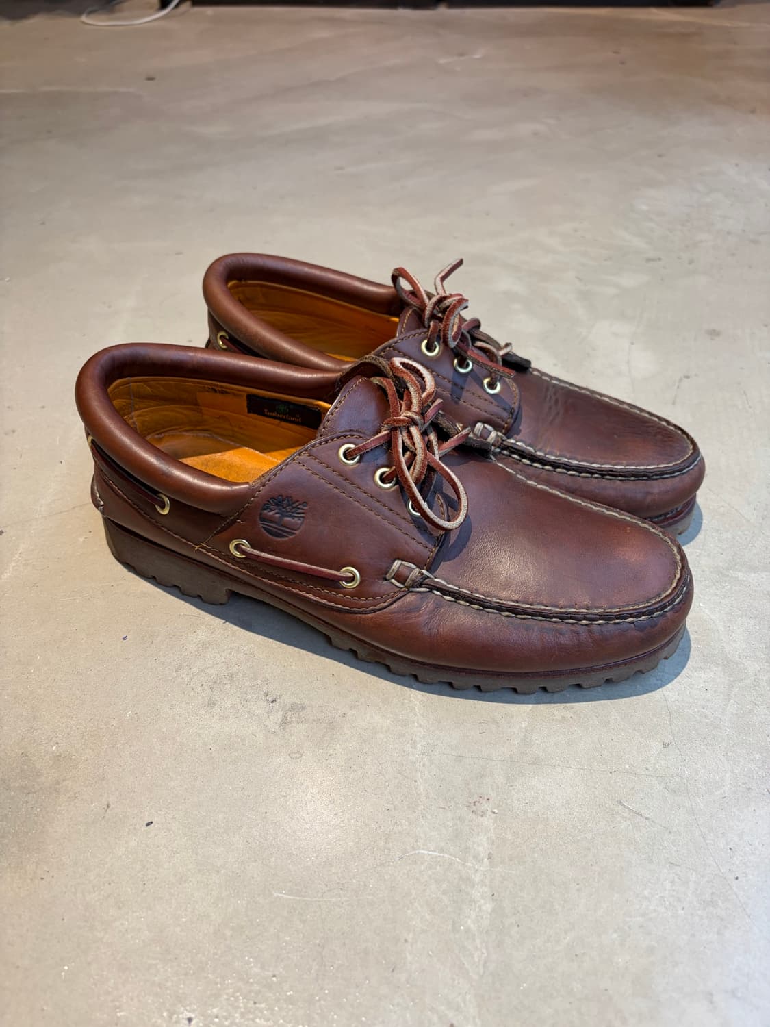 280) 00s Timberland 클래식 3아이 보트 슈즈 상품이미지3