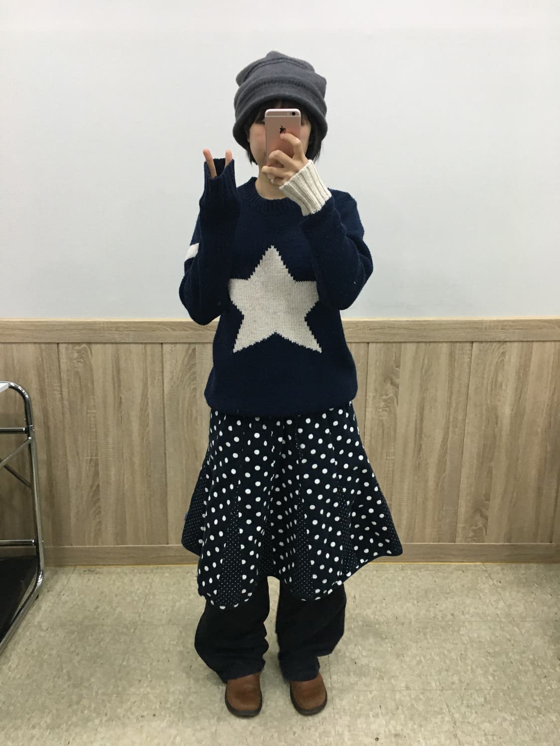 Beams boy dot skirt 상품이미지2