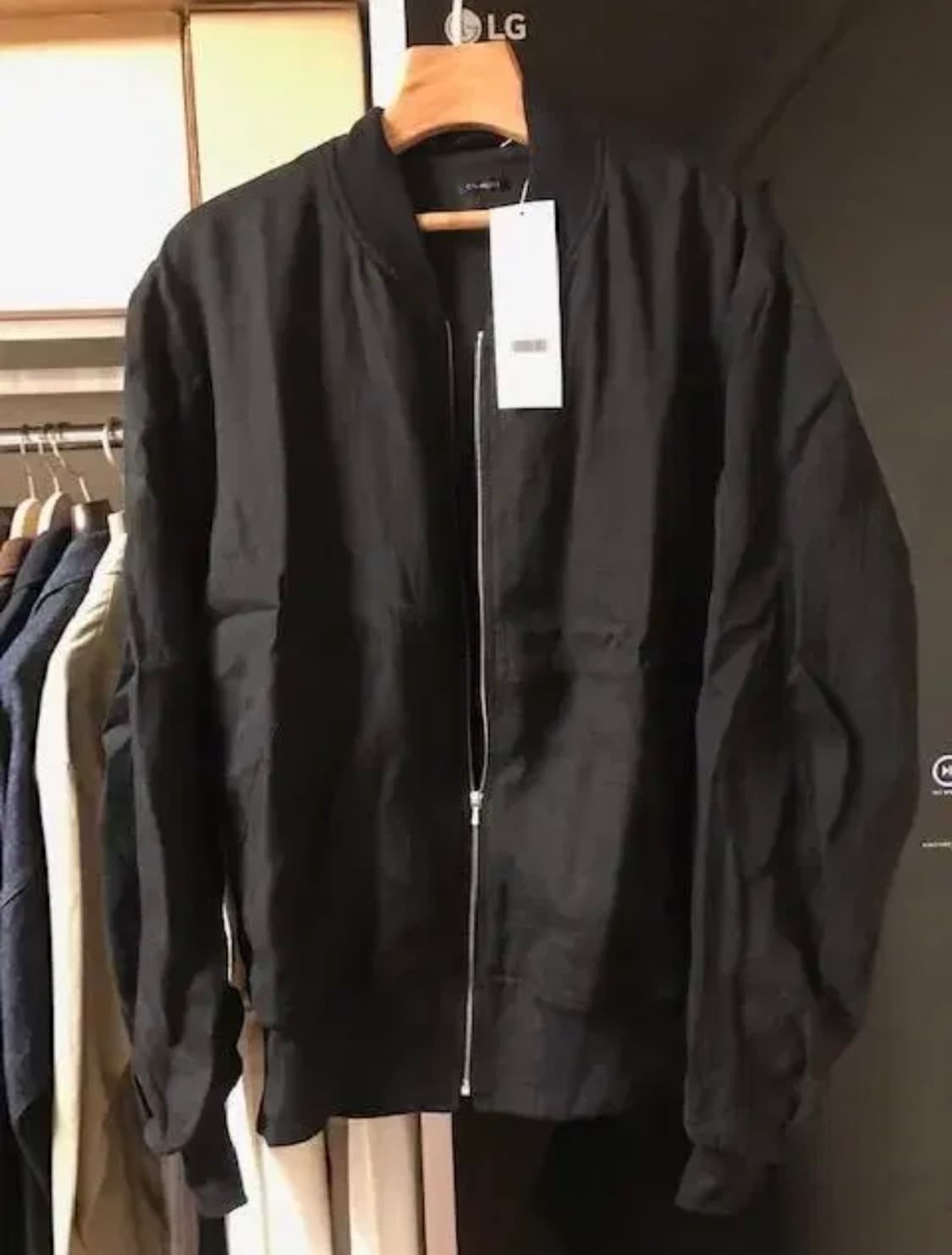 comoli 코모리 린넨 w 크로스 블루종 상품이미지1