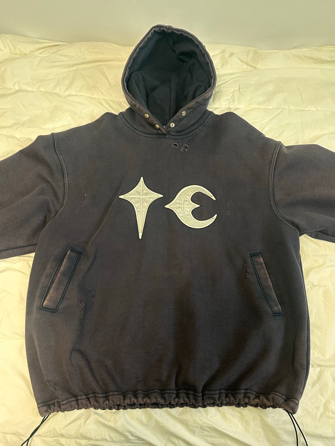 떠그클럽 락 후드 네이비 2사이즈 상품이미지2