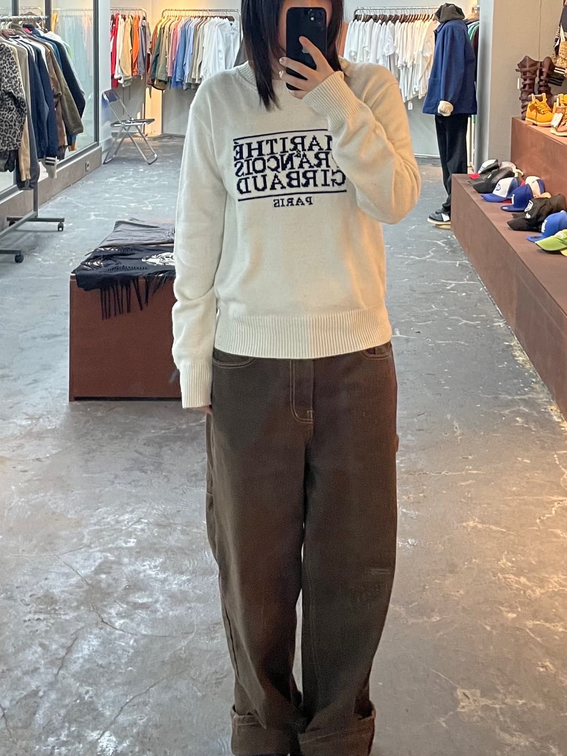 마리떼 프랑소와 저버 클래식 로고 니트 H1189 상품이미지1