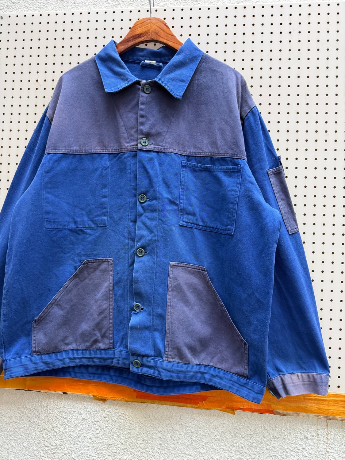 1990s GERMAN TWO-TONE BLOUSON 프렌치 투톤봄버자켓 상품이미지4