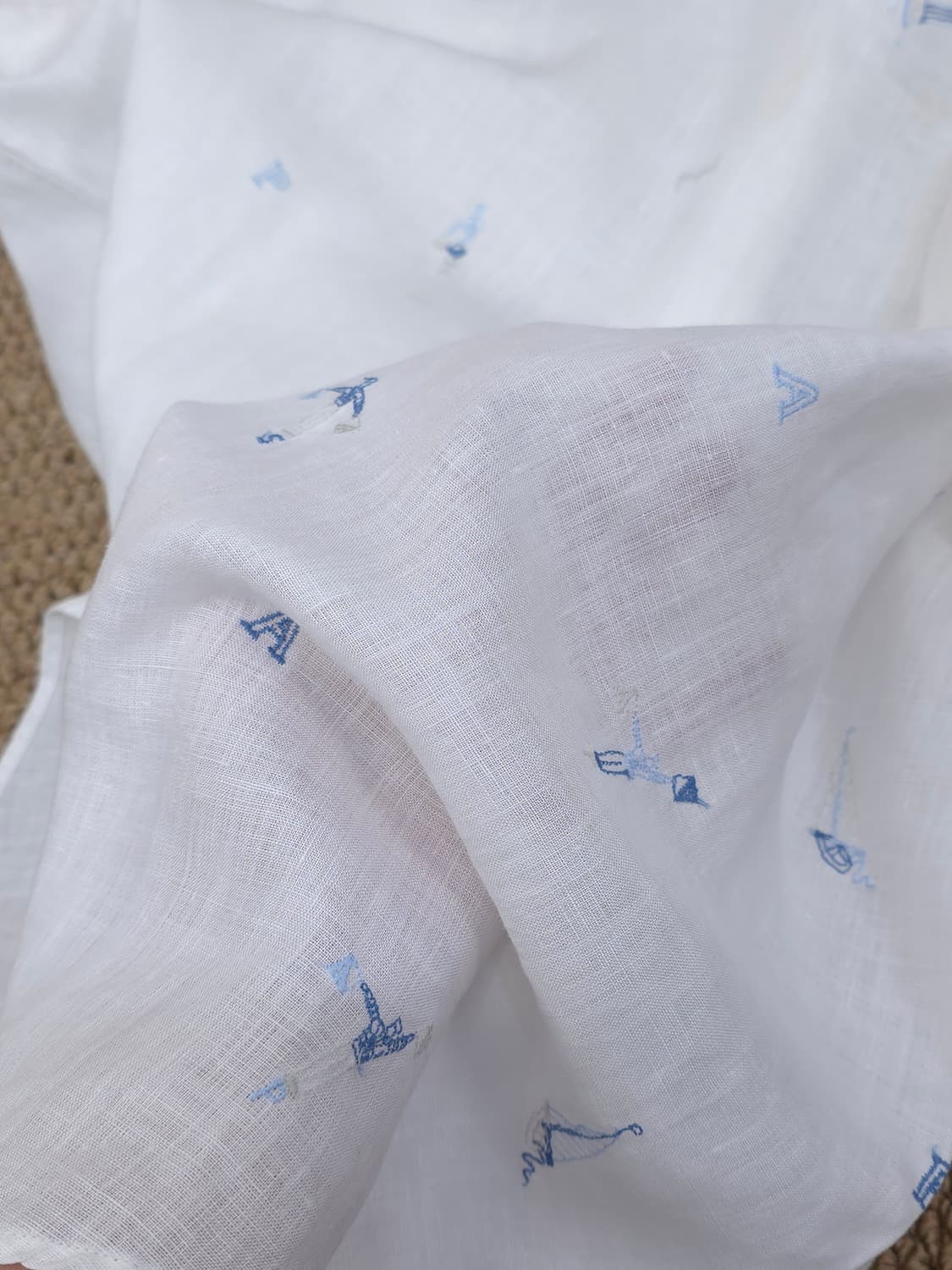 Papas 린넨100% 셔츠 남성 52 LL 상품이미지10