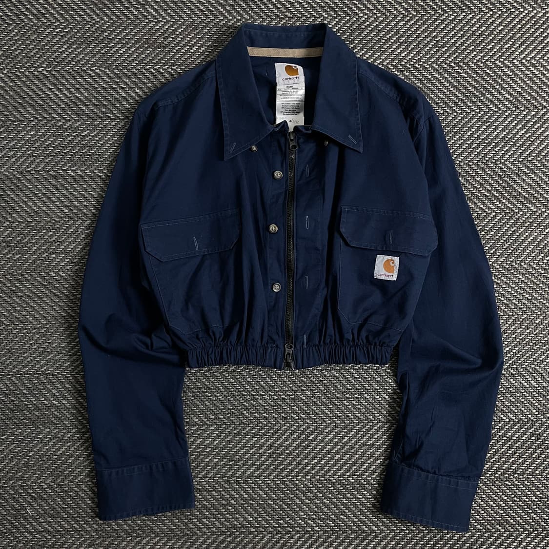 칼하트 크롭 리메이크 투웨이 셔츠 자켓o 2999 상품이미지1