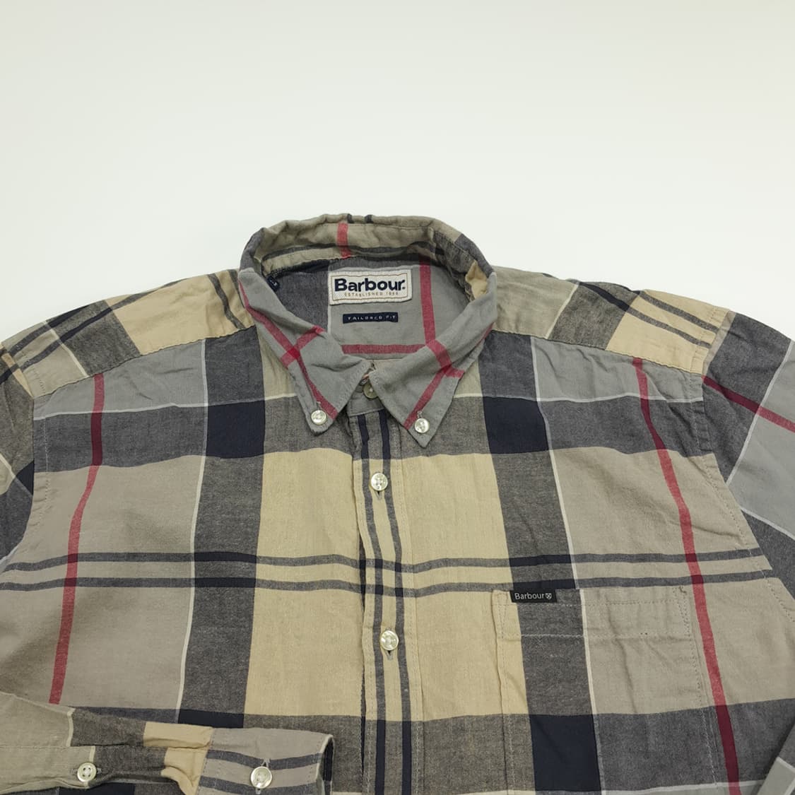 CN678 L 바버 헤리티지 클래식 타탄체크 긴팔 셔츠 남방 상품이미지3