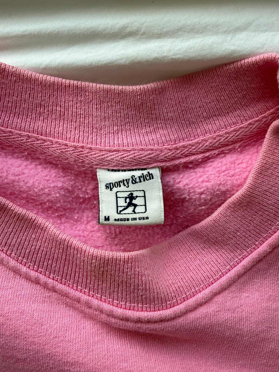 Sporty & Rich 핑크 맨투맨 M 상품이미지2