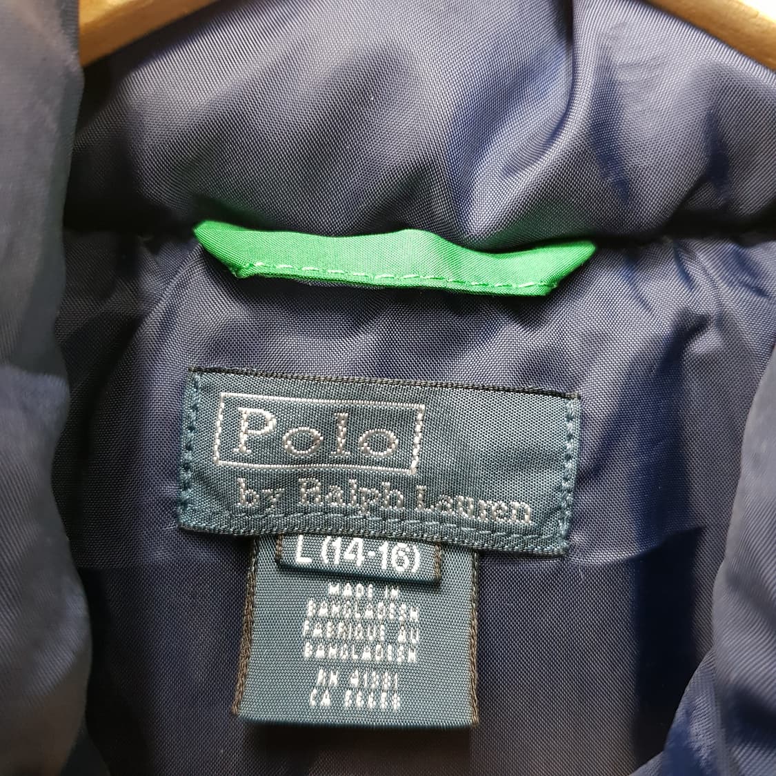 폴로 랄프로렌 후드 패딩 L사이즈 상품이미지3