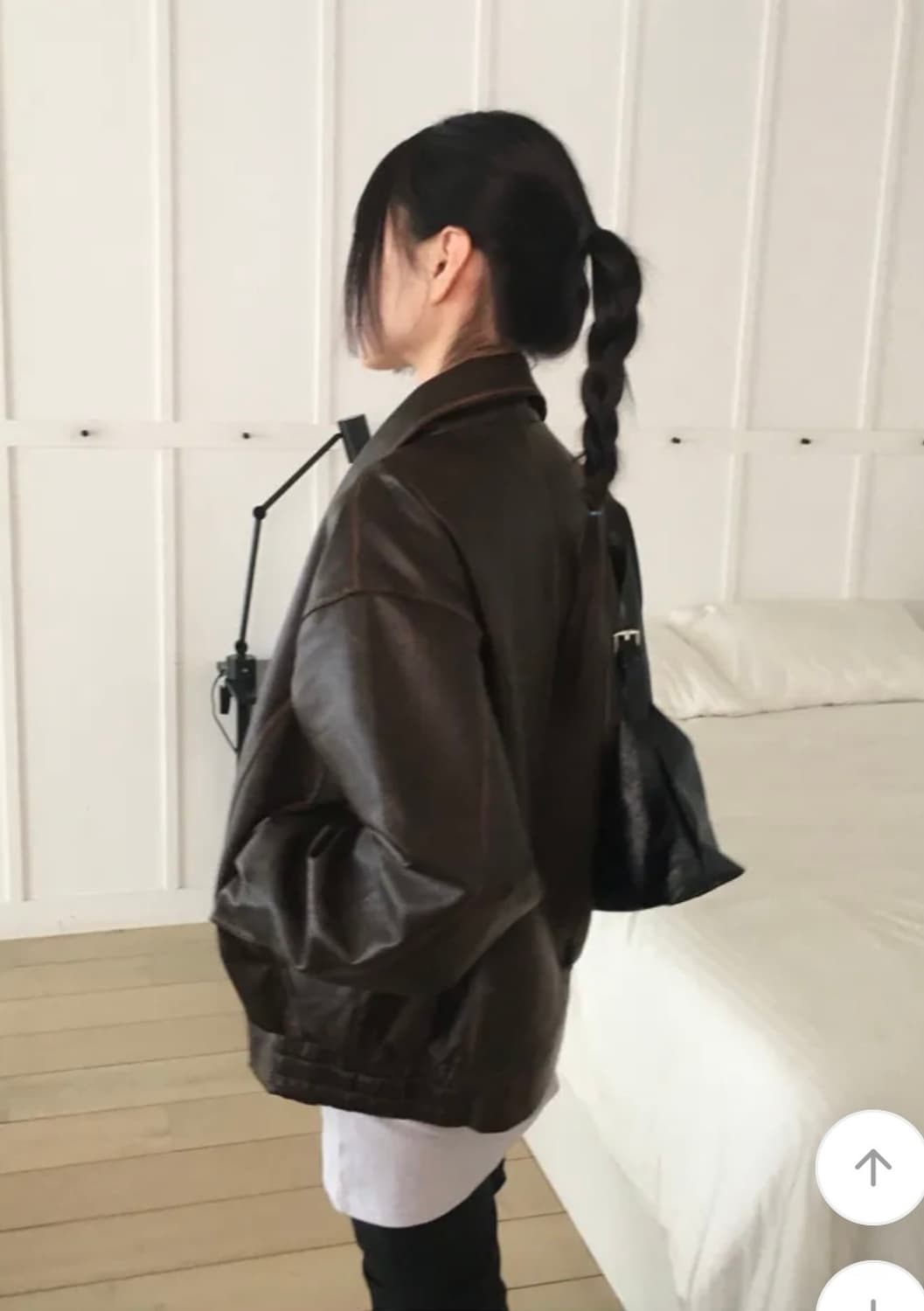 새거)빈티지 워싱 절개 레더자켓 미스치프 보헤미안서울쓰리타임즈 코이세이오 상품이미지4