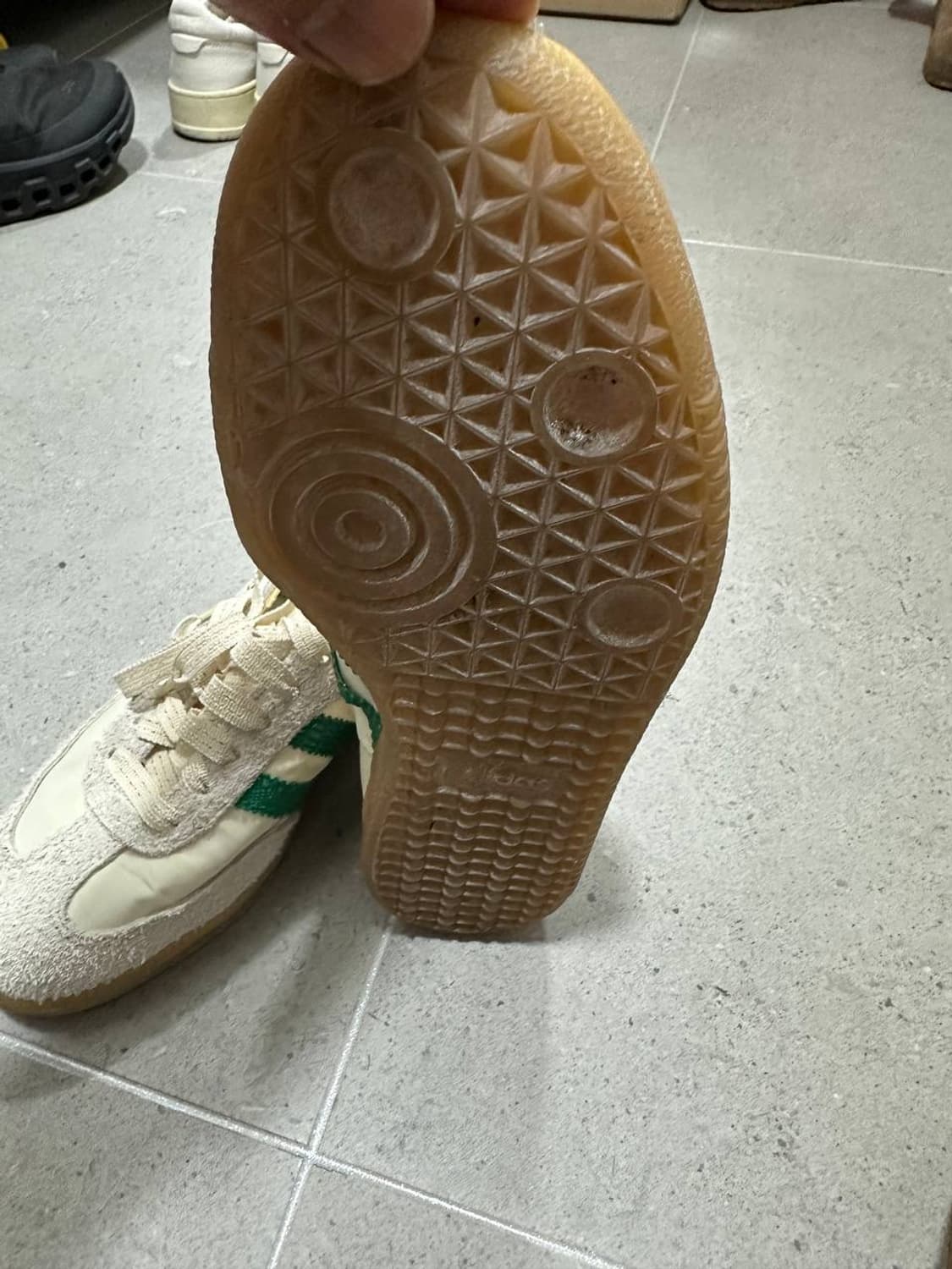 아디다스 웨일스 보너 삼바 크림 그린 255 상품이미지3