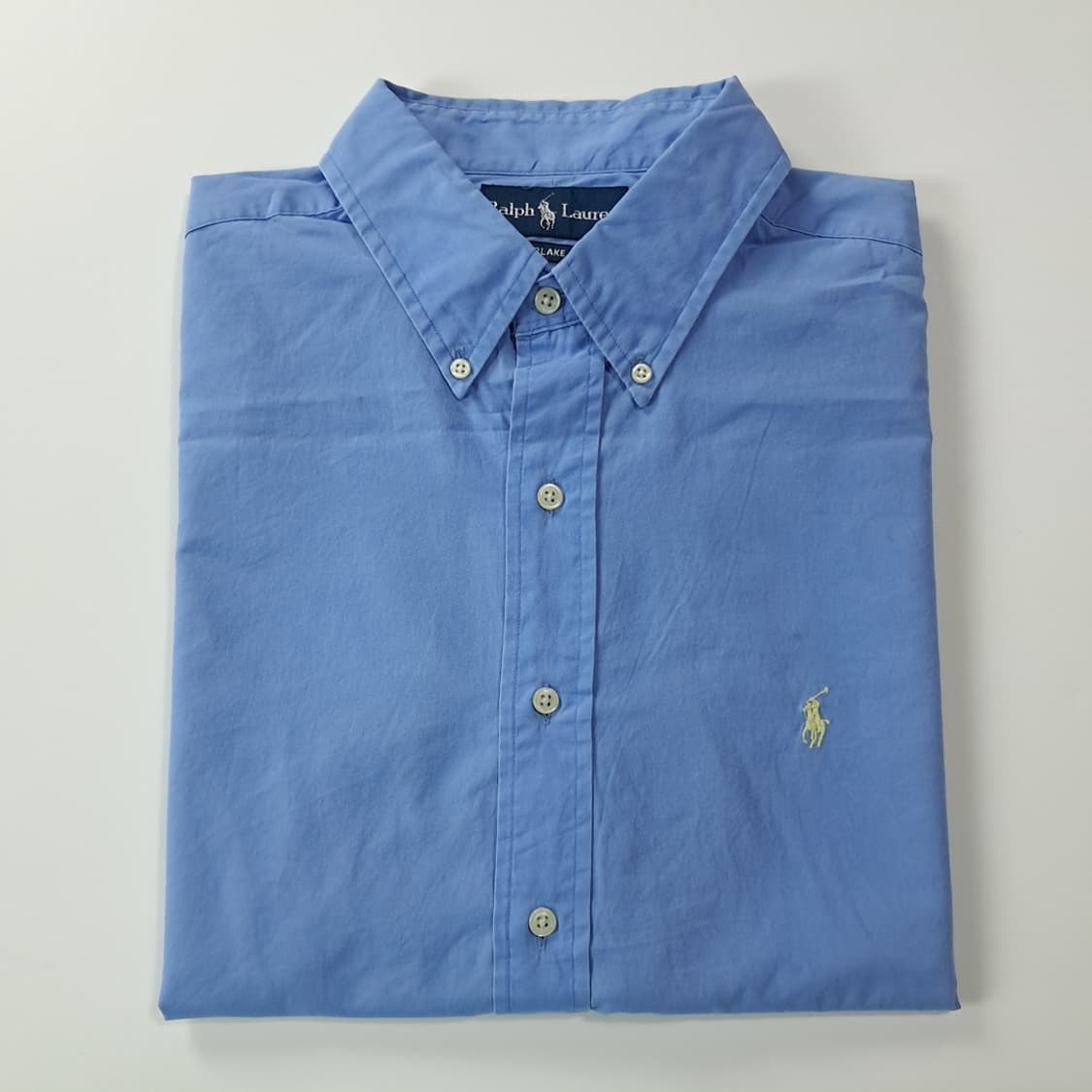 CK796 XL 폴로 90s 블루 반팔 셔츠 남방 상품이미지7