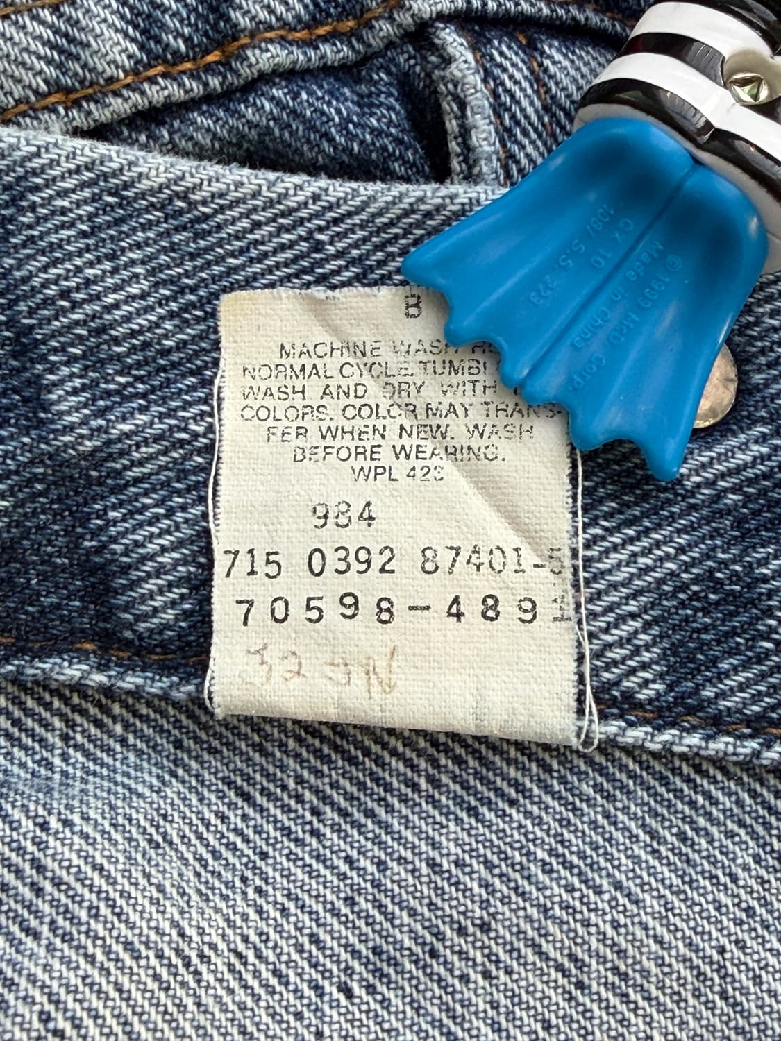 90s LEVIS 올드 리바이스 USA 트러커 데님 자켓 100 (미제) 상품이미지7