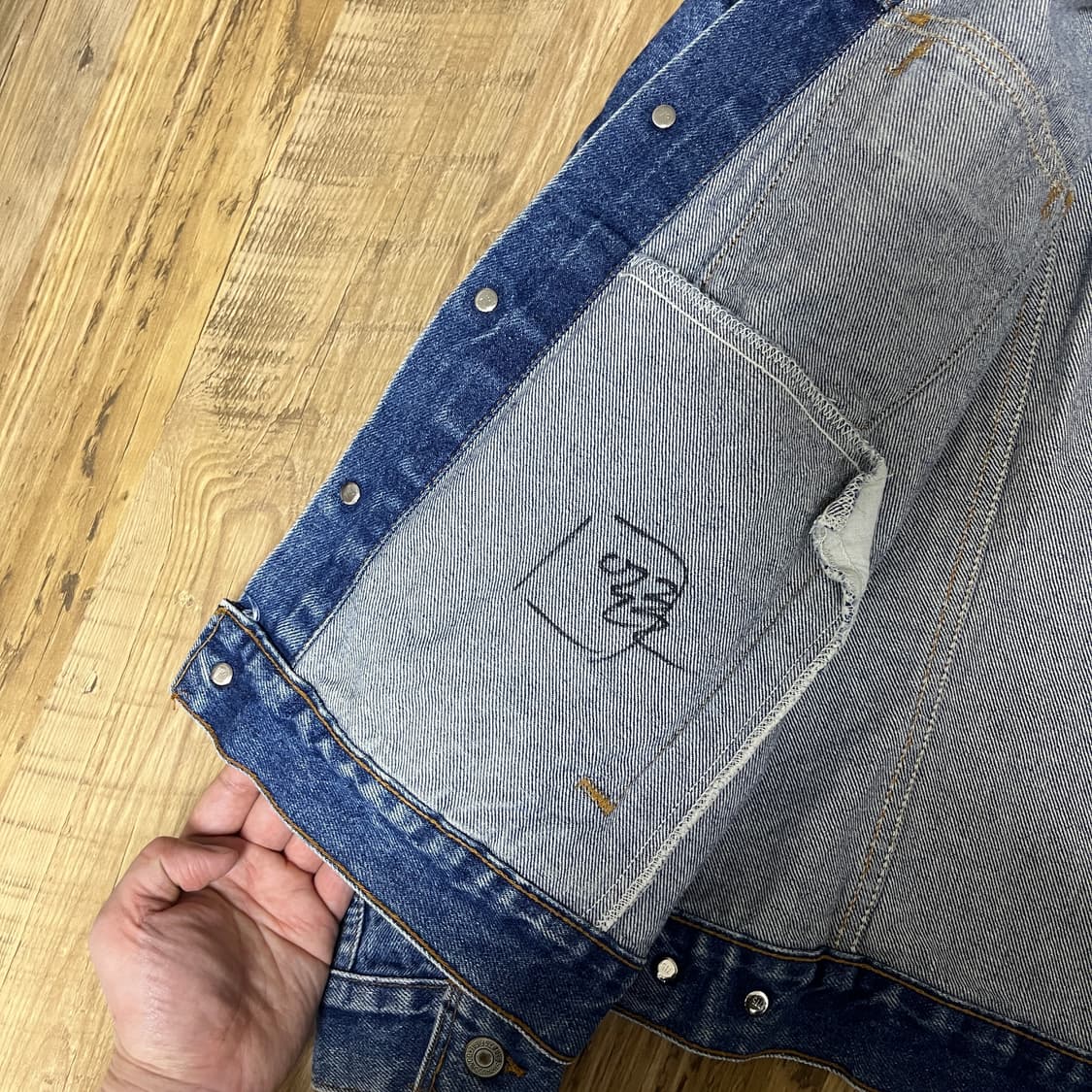 90s USA 리바이스 4세대 트러커 [46/105] 상품이미지10