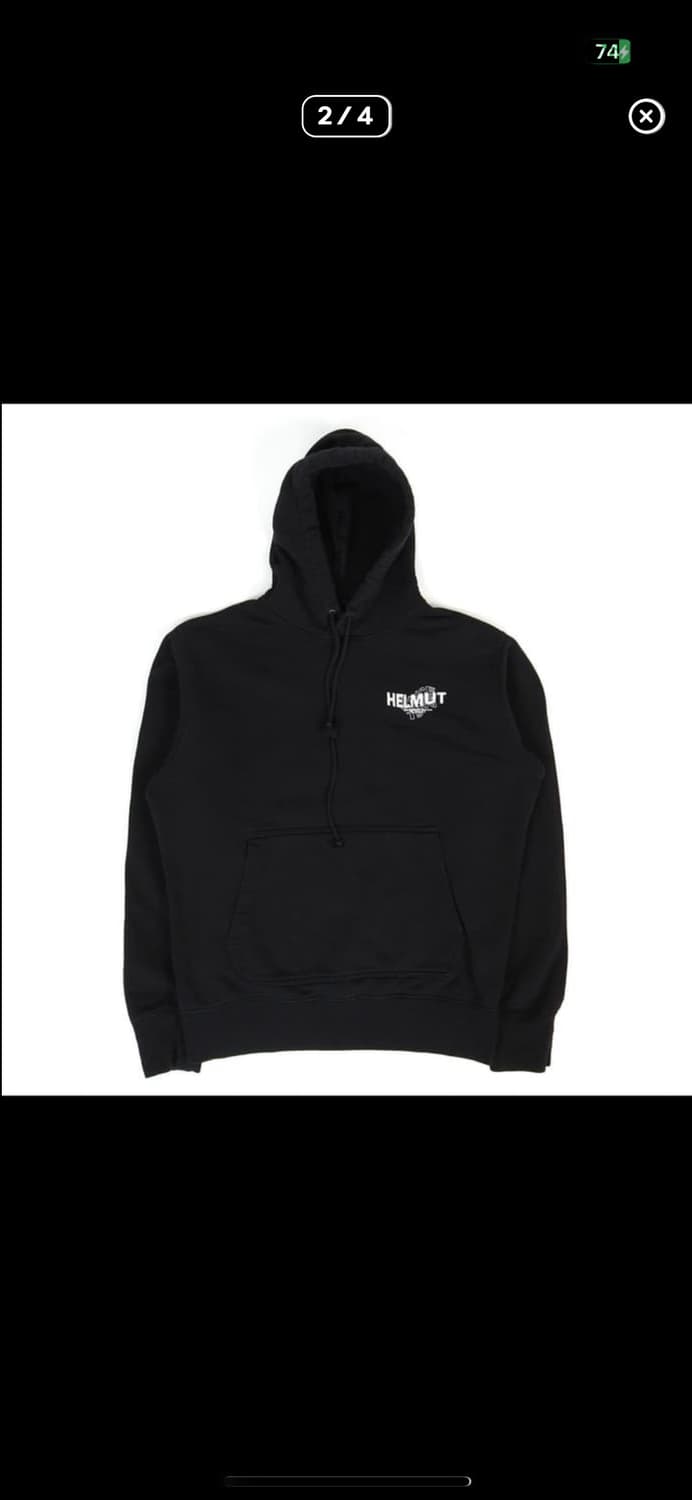 [마지막 가격] 헬무트랭 블랙 후드티 2장 L 상품이미지3