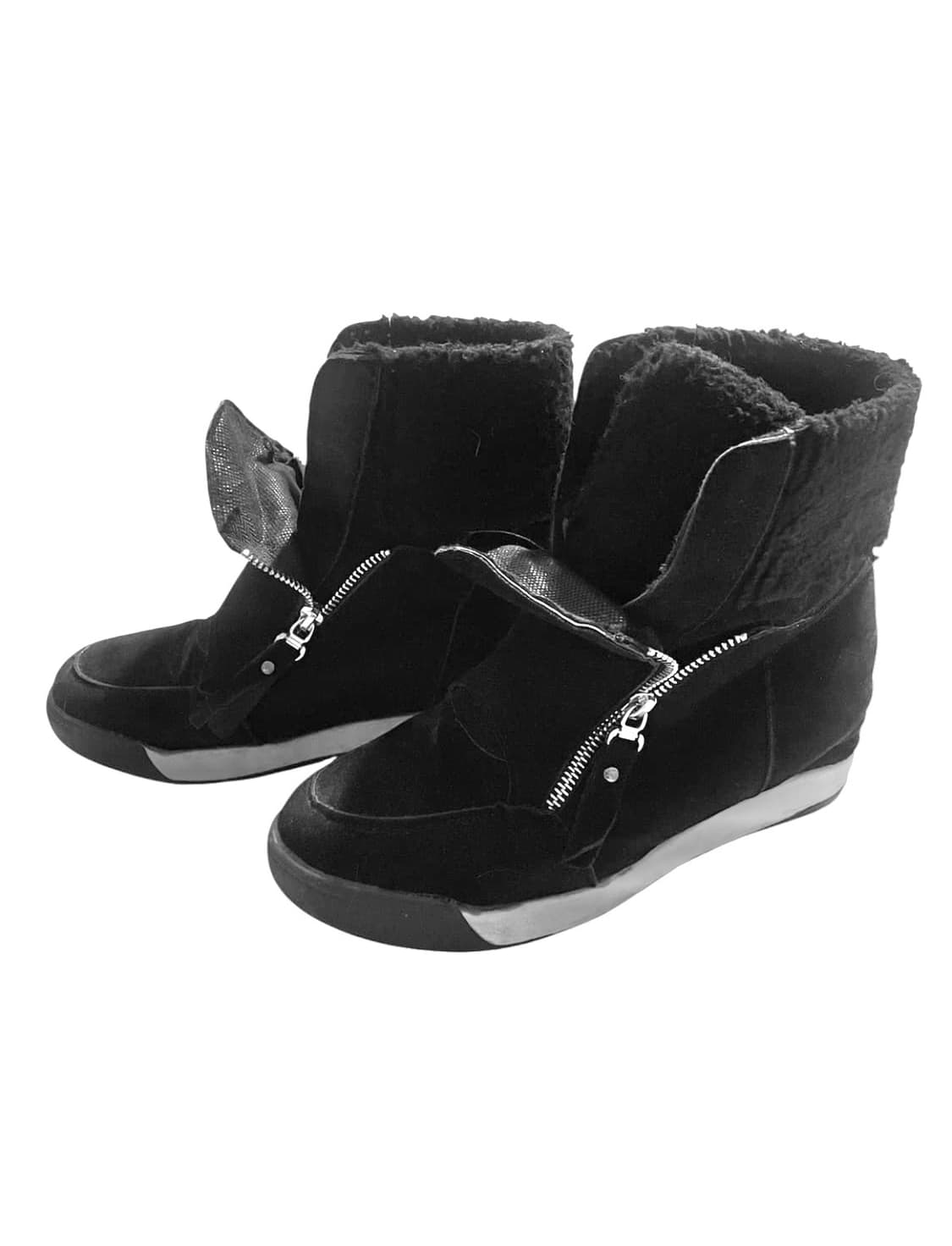 Vtg 지퍼 하이탑 스니커즈 웨지힐 250 Ash 릭오웬스st 상품이미지2