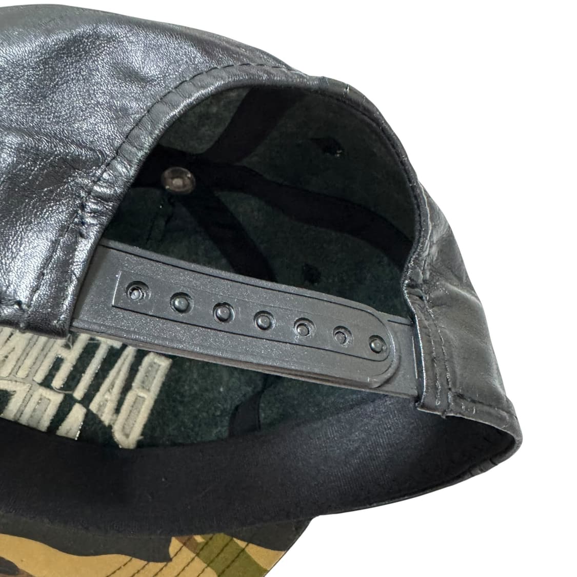 베이프(BAPE) 아치 로고 레더 볼캡 상품이미지5