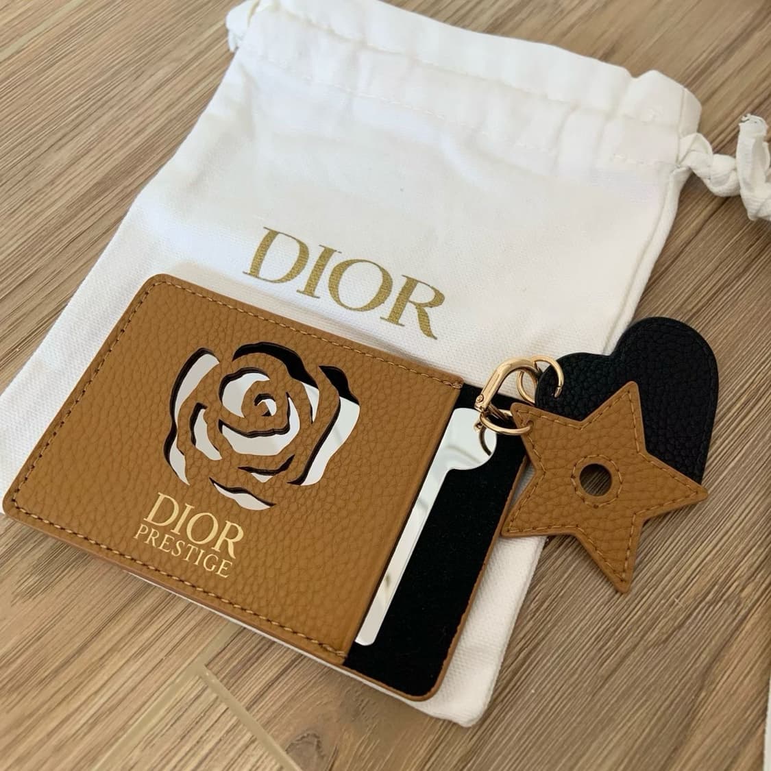 디올 미러 키링 카드지갑 + 파우치 세트 상품이미지1