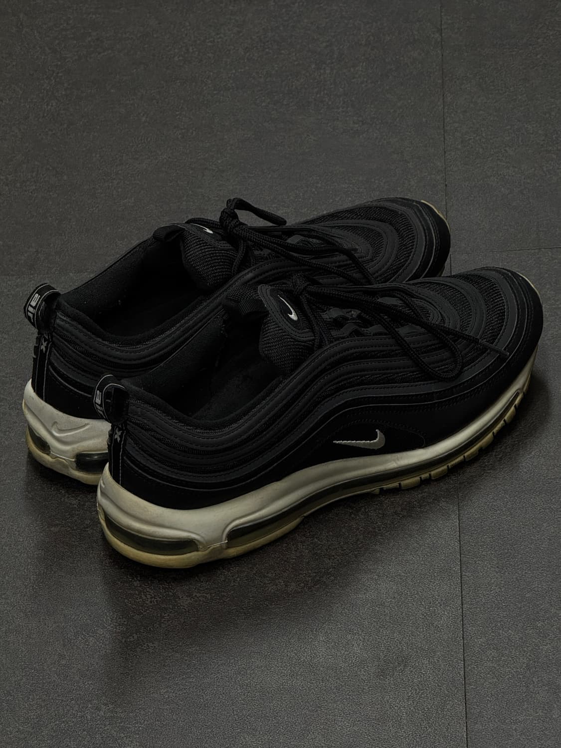 285 / 나이키 에어 맥스97 검흰 Nike AirMax97  상품이미지3