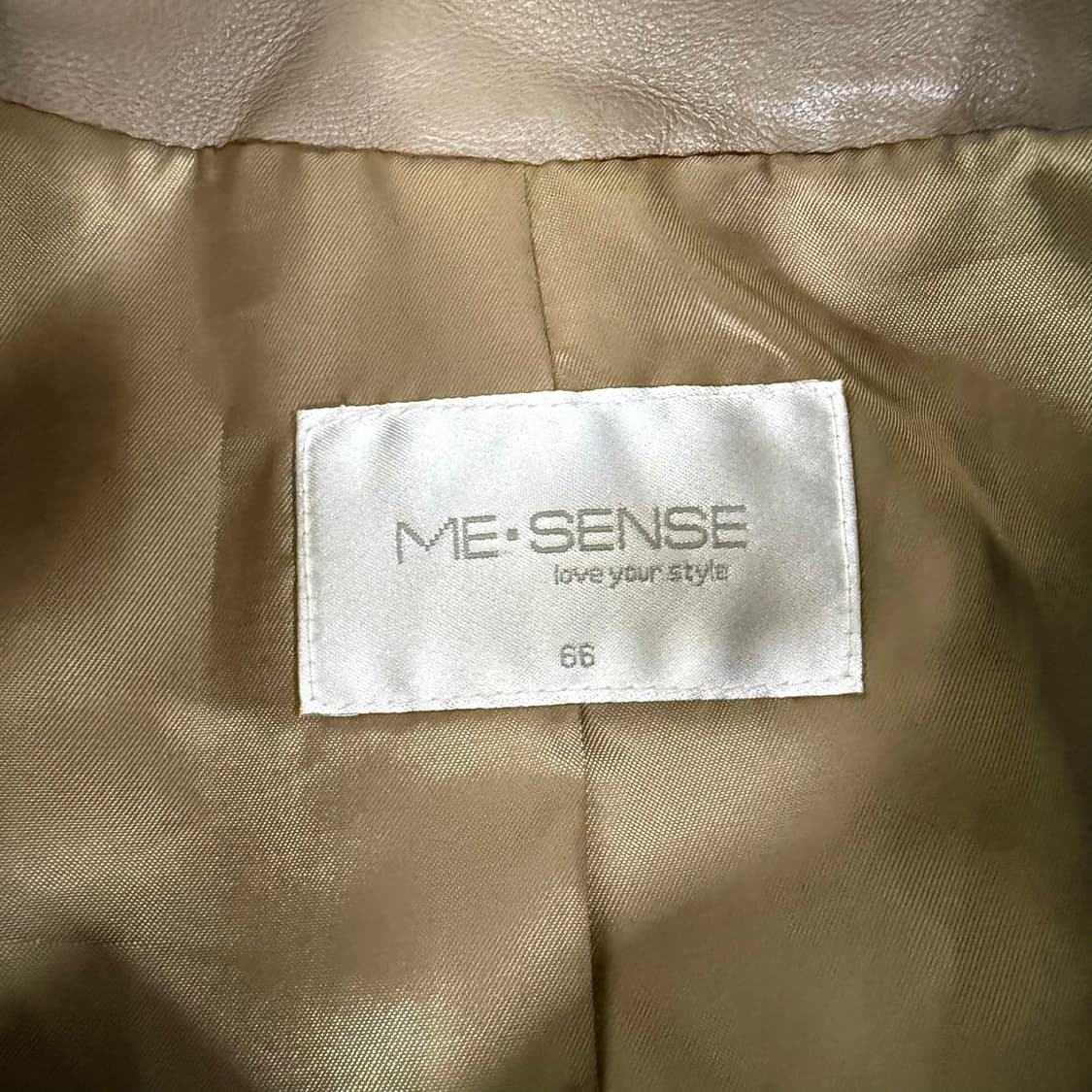 66 미센스 레더 블레이저 자켓 0209T 상품이미지3