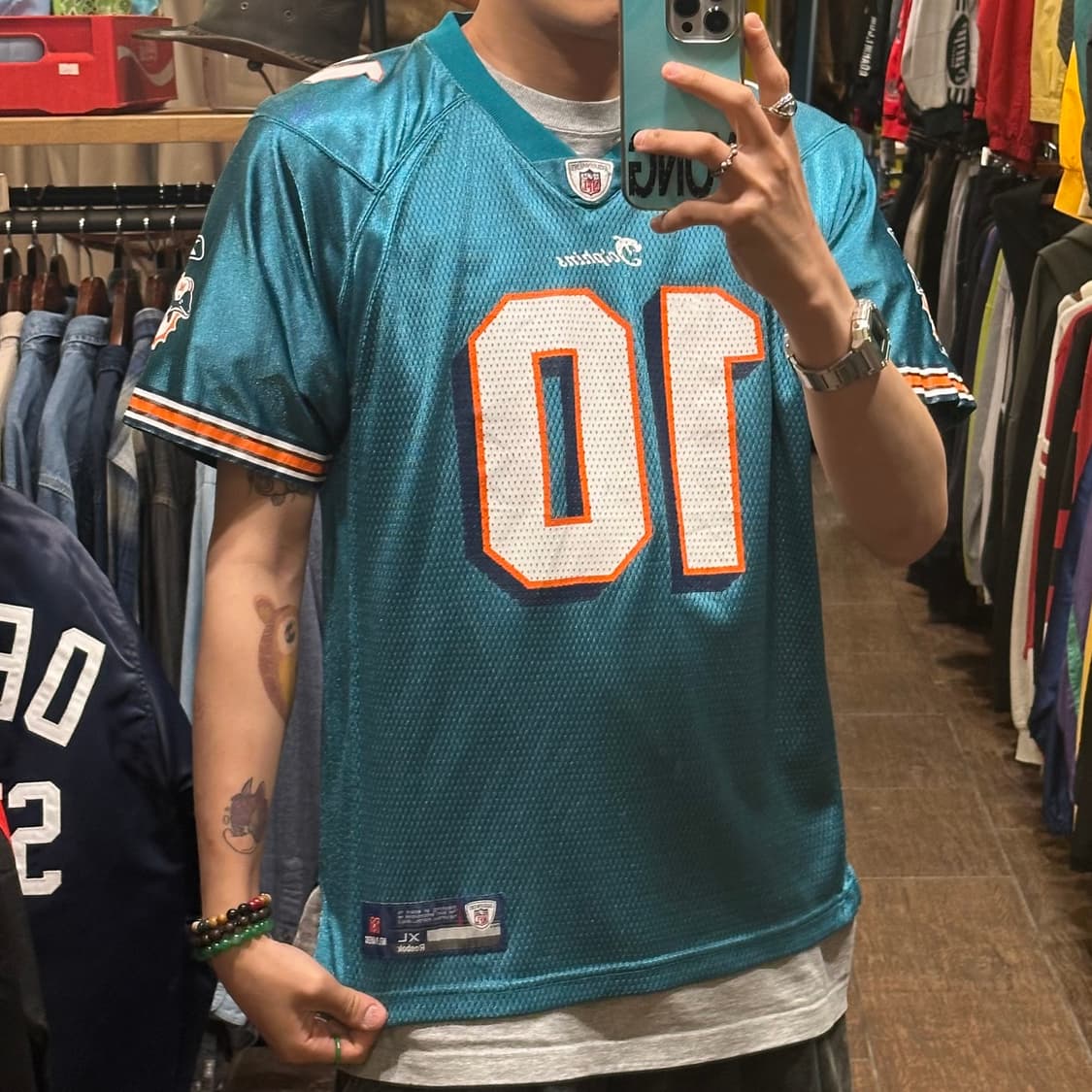 [HI] NFL 리복 반팔져지 그린 상품이미지4