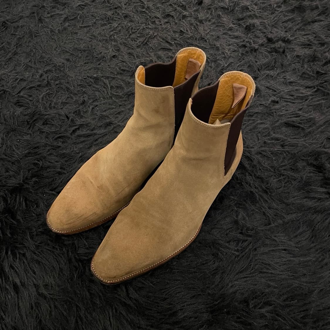 생로랑 와이어트 스웨이드 첼시부츠 상품이미지2