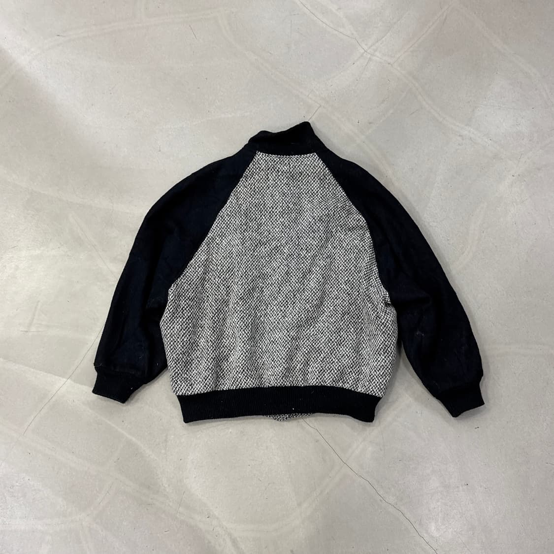 하운드투스 패턴 울 블루종 L 상품이미지5