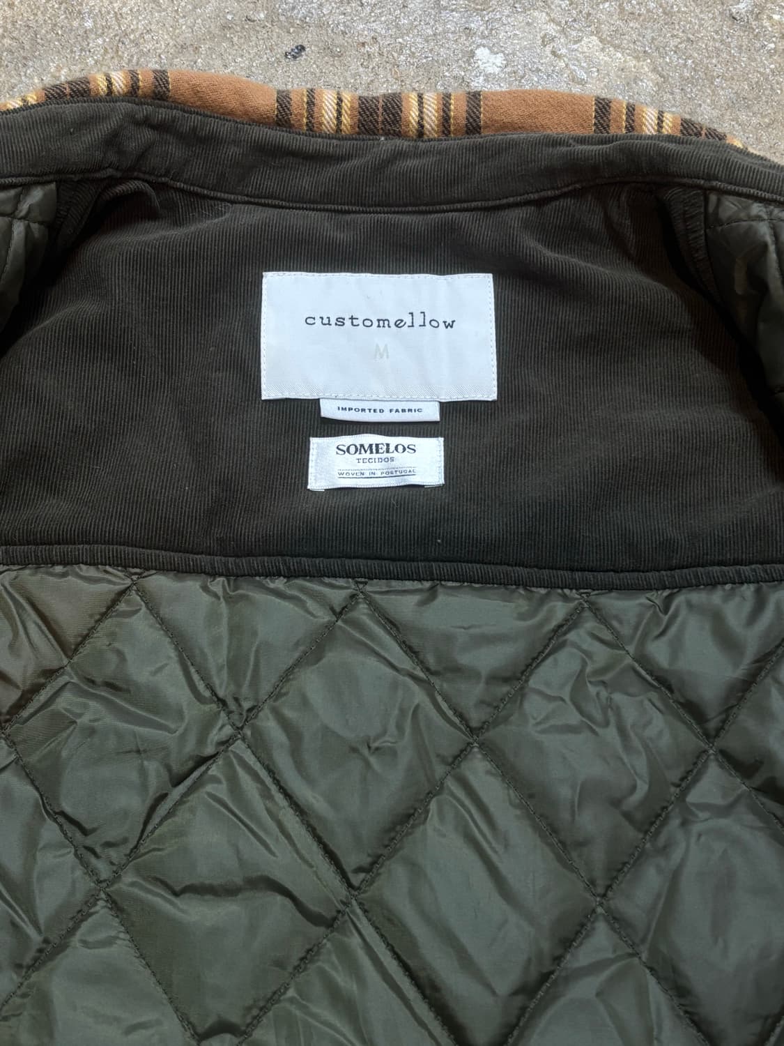 커스텀 멜로우 퀄팅 오버 셔츠 자켓 상품이미지4