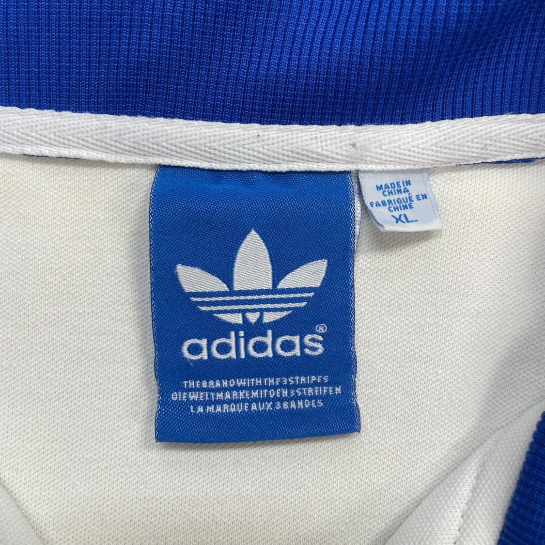 아디다스 파이어버드 트랙탑 져지 화이트 블루 상품이미지3