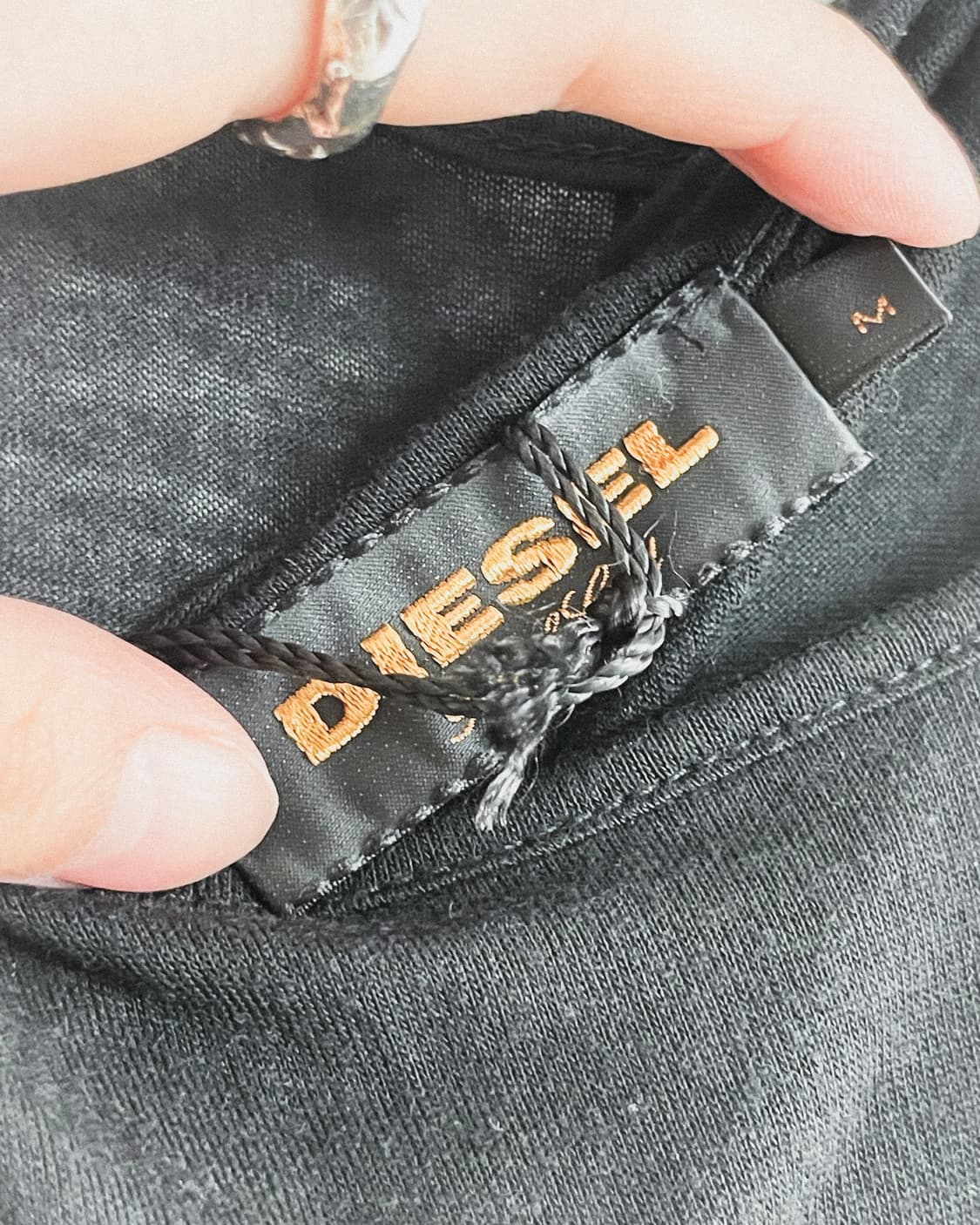 new* 디젤 블랙 골드 드레이프 본디지 스트랩 점프수트 상품이미지7