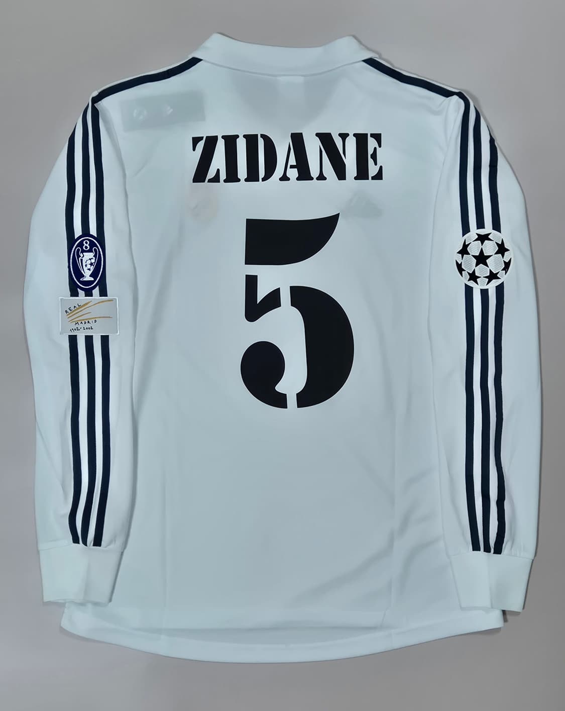 레트로)01-02시즌 지단 레알마드리드 긴팔유니폼 L사이즈 레플리카 상품이미지1