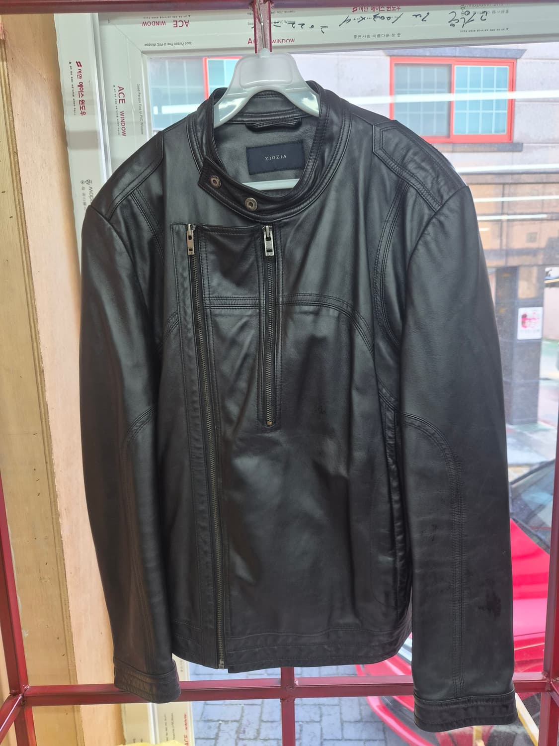 105) ZIOZIA 지오지아 양가죽 라이더 자켓 팝니다 상품이미지1