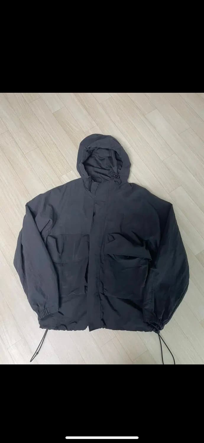 비바스튜디오 바람막이 HOODED WEB JACKET [BLACK] 상품이미지7