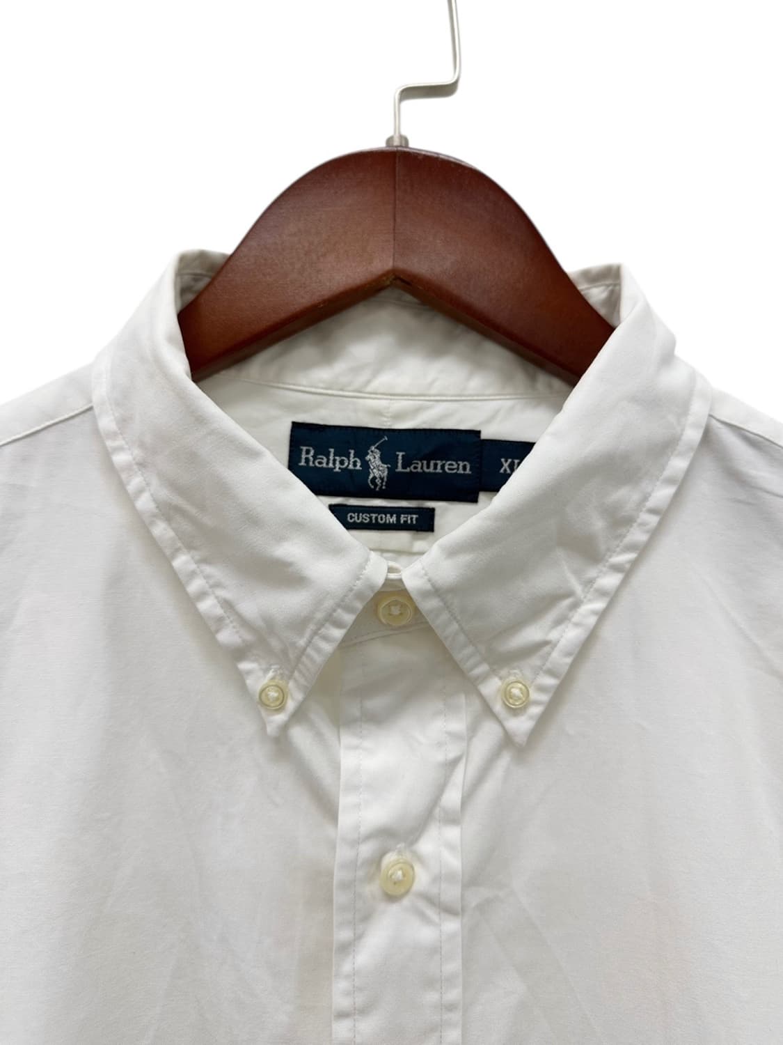 폴로 옥스포드 셔츠 화이트 (XL~2XL)  상품이미지3
