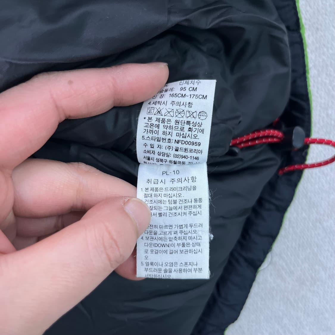 95 노스페이스 서밋시리즈 800 패딩 상품이미지9
