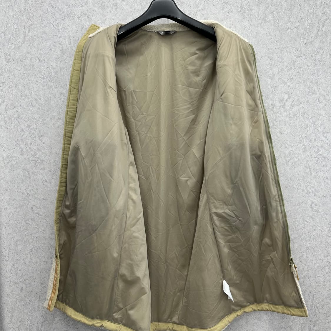 100 에디바우어 여자 양털 롱 뽀글이 점퍼 상품이미지3